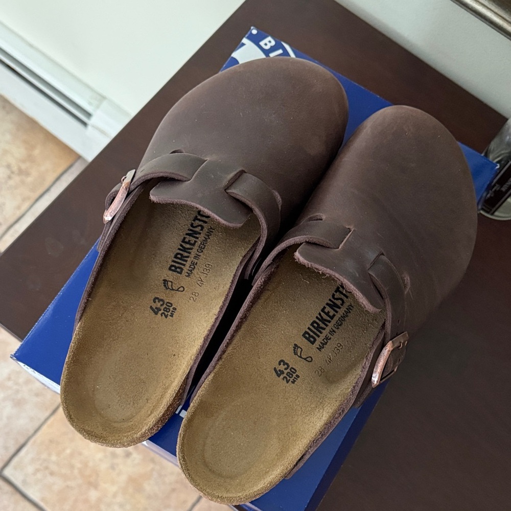 Birkenstock Boston Men’s 43 Habana Oiled Leather